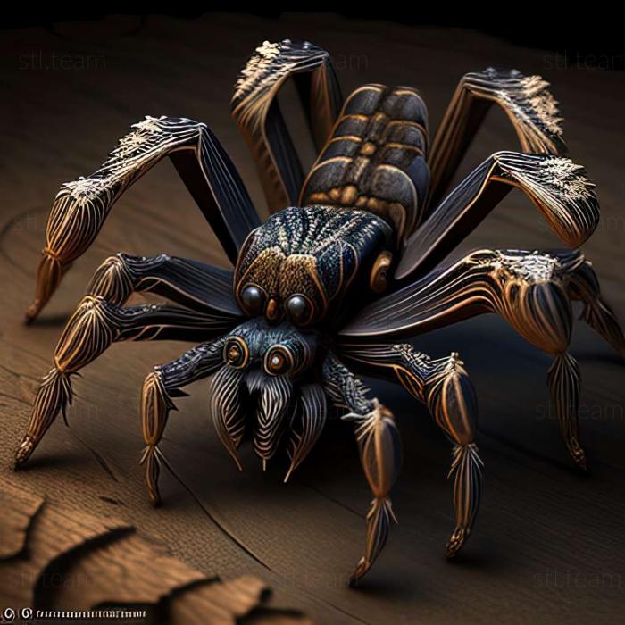 3D model Poecilotheria metallica (STL)